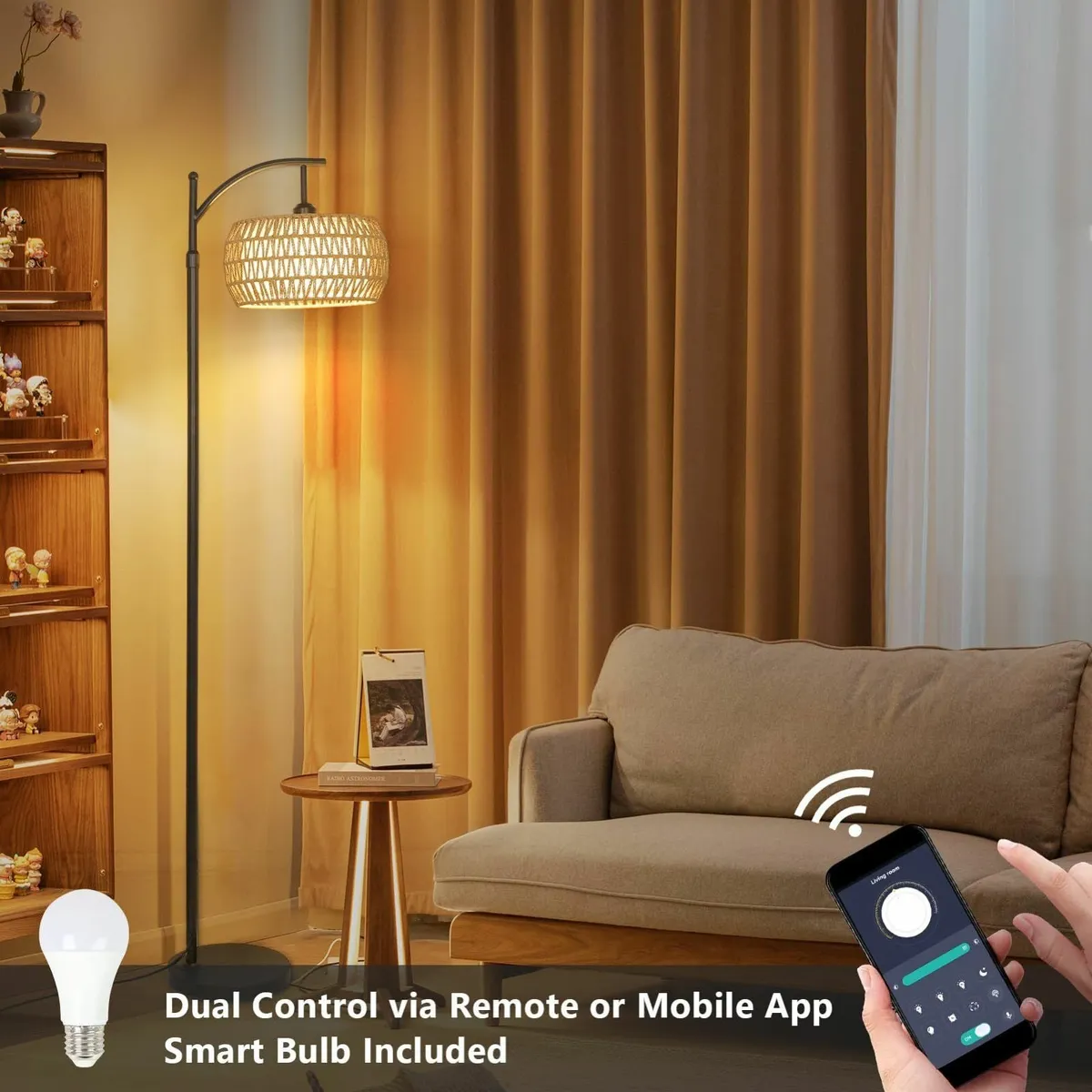 Arc Floor Lamp for Living Room Dimmable Lamps - Image 3