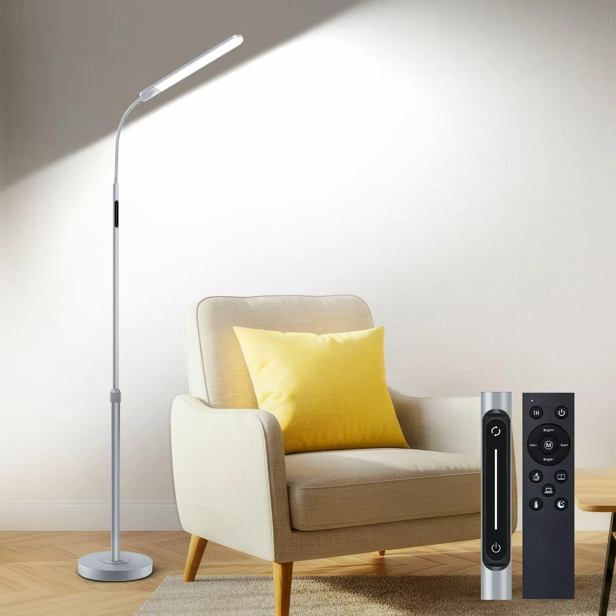 LED Floor Lamp 15W 1500LM Adjustable Height - Image 1