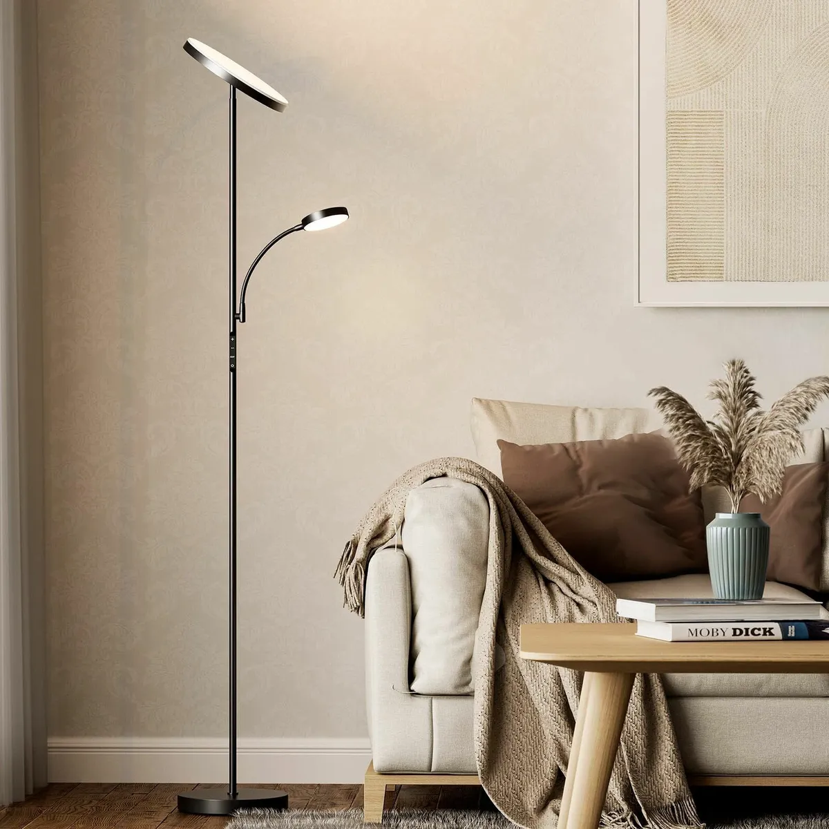 LED Floor Lamp with Reading Mother/Father Parent - Image 1
