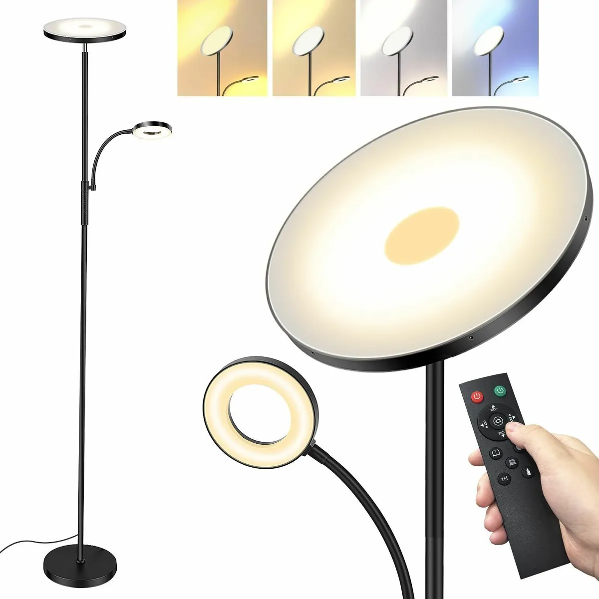 LED Uplighter Floor Lamp Upgraded 42W 4200LM - Image 1