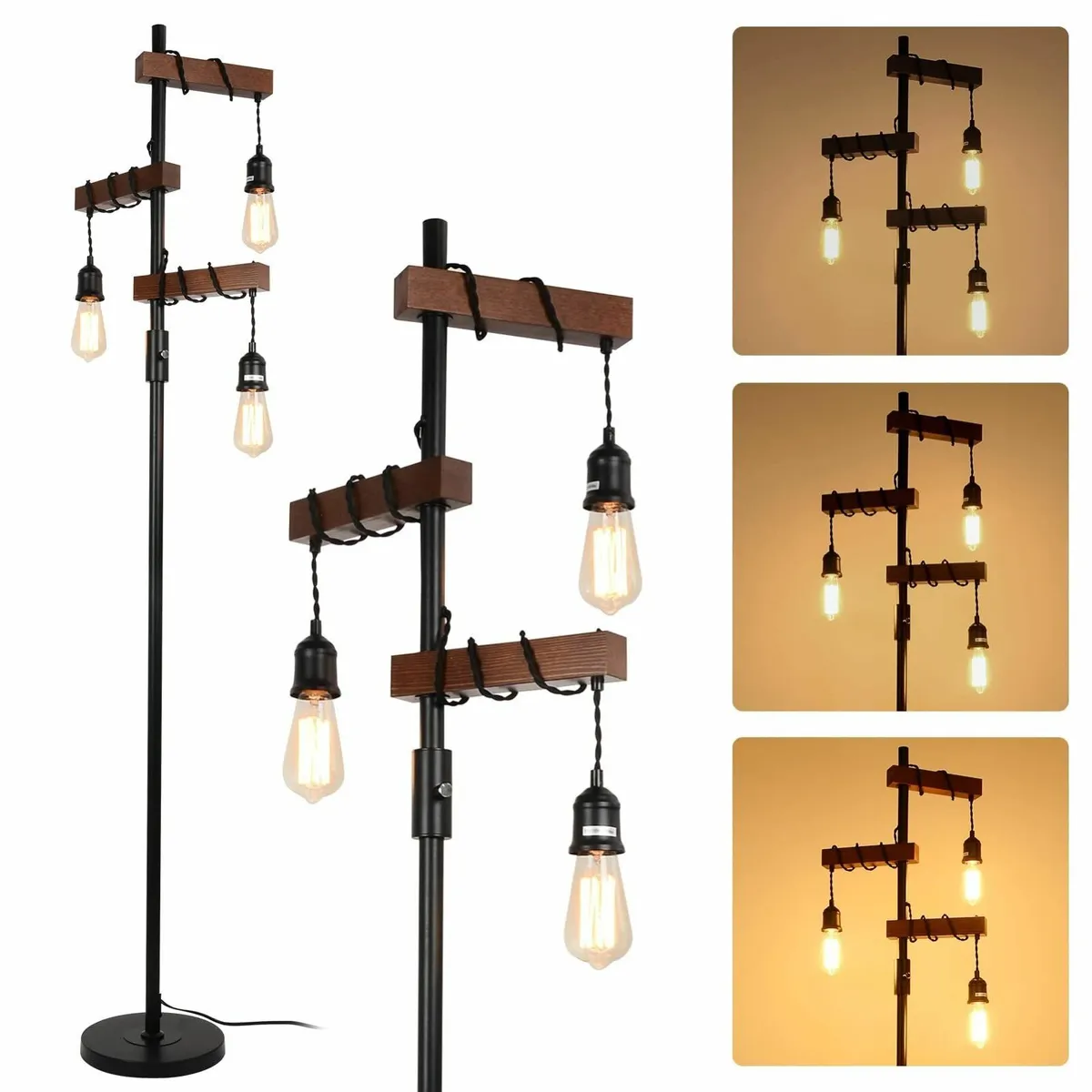 Industrial Dimmable Floor Lamps Farmhouse - Image 1