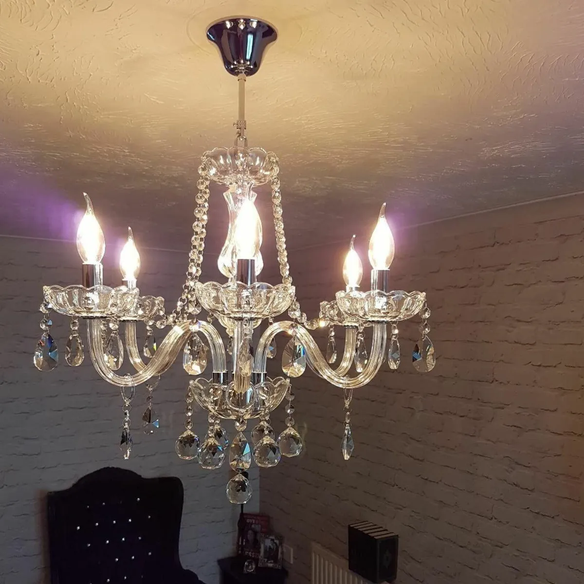 Maria Theresa Crystal Chandelier Clear K9 Glass - Image 4