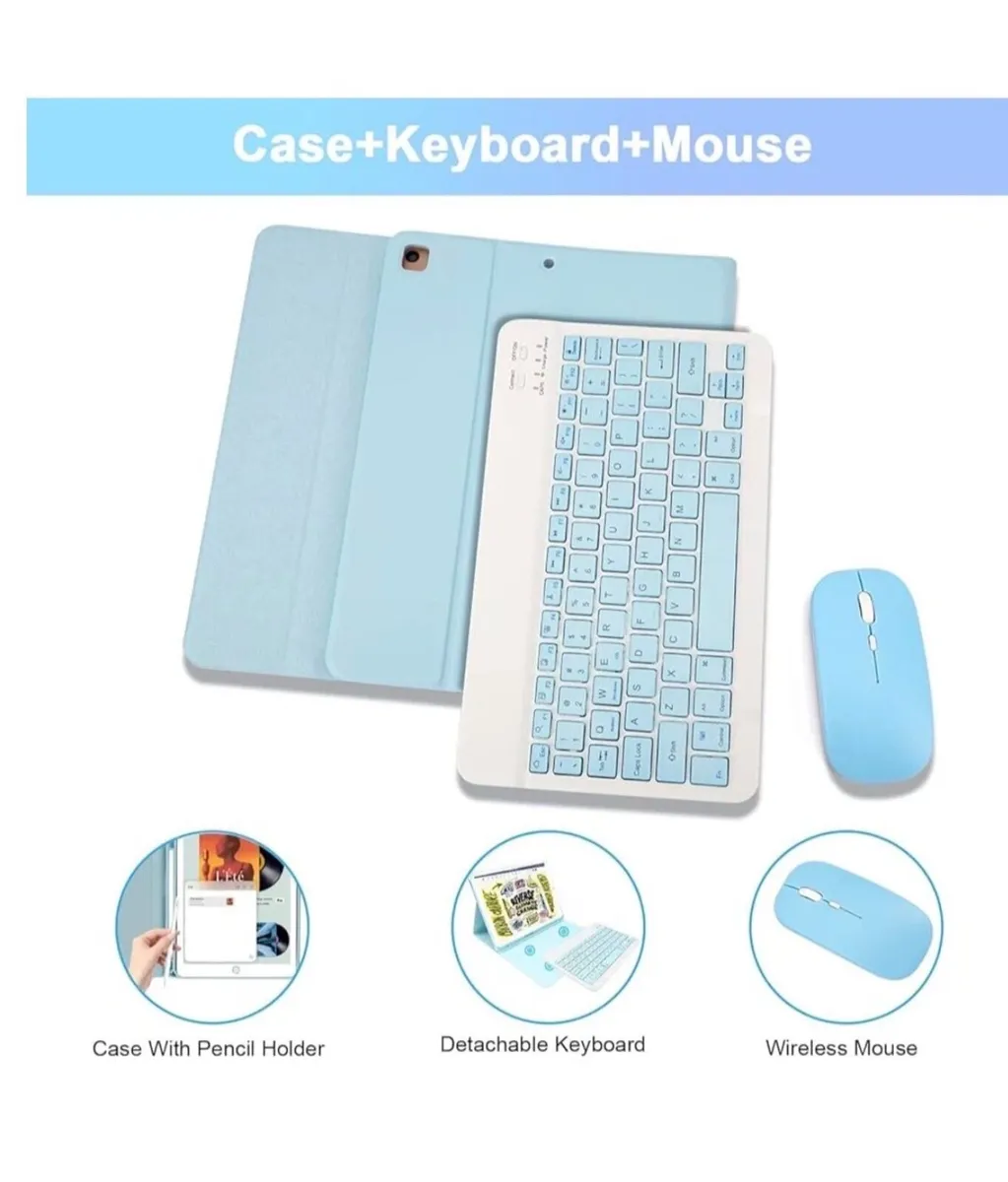 iPad keyboard case with mouse wireless Bluetooth - Image 2