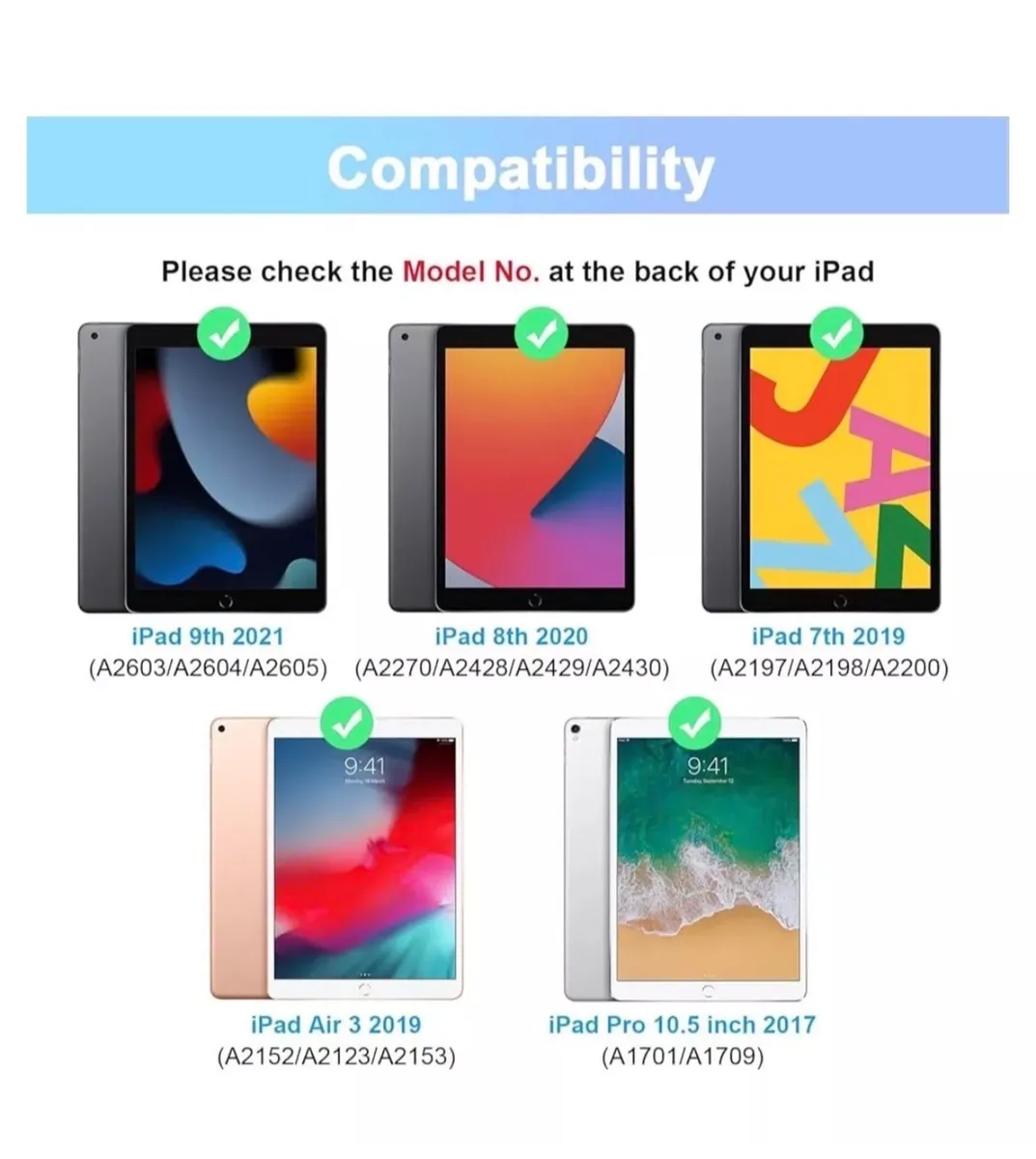 iPad keyboard case with mouse wireless Bluetooth - Image 3