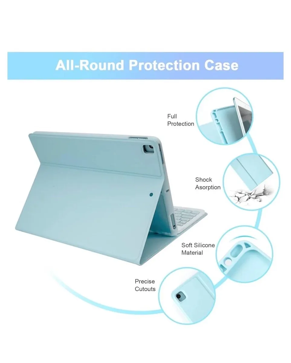 iPad keyboard case with mouse wireless Bluetooth - Image 4