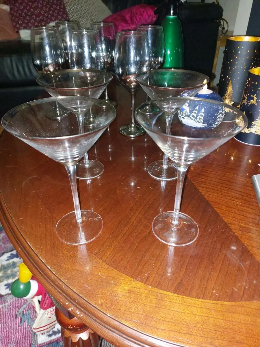 Vintage Martini Glasses - Image 1