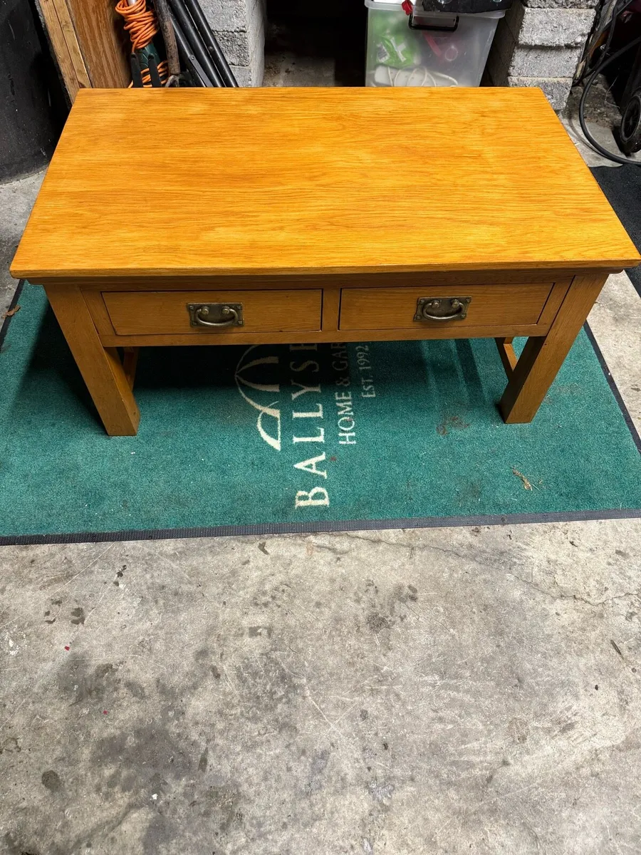 Oak Coffee Table - Image 3