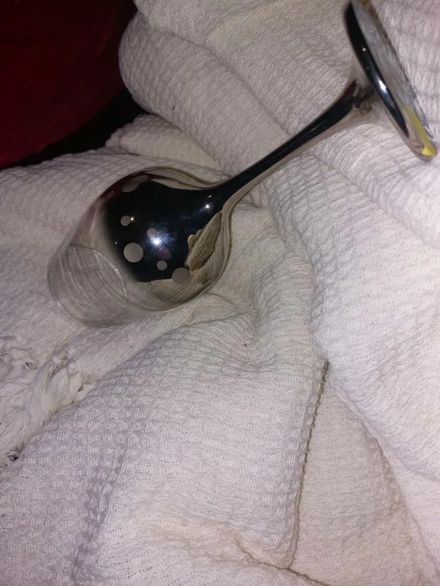 Pewter stemmed Vintage Wine Glasses - Image 3