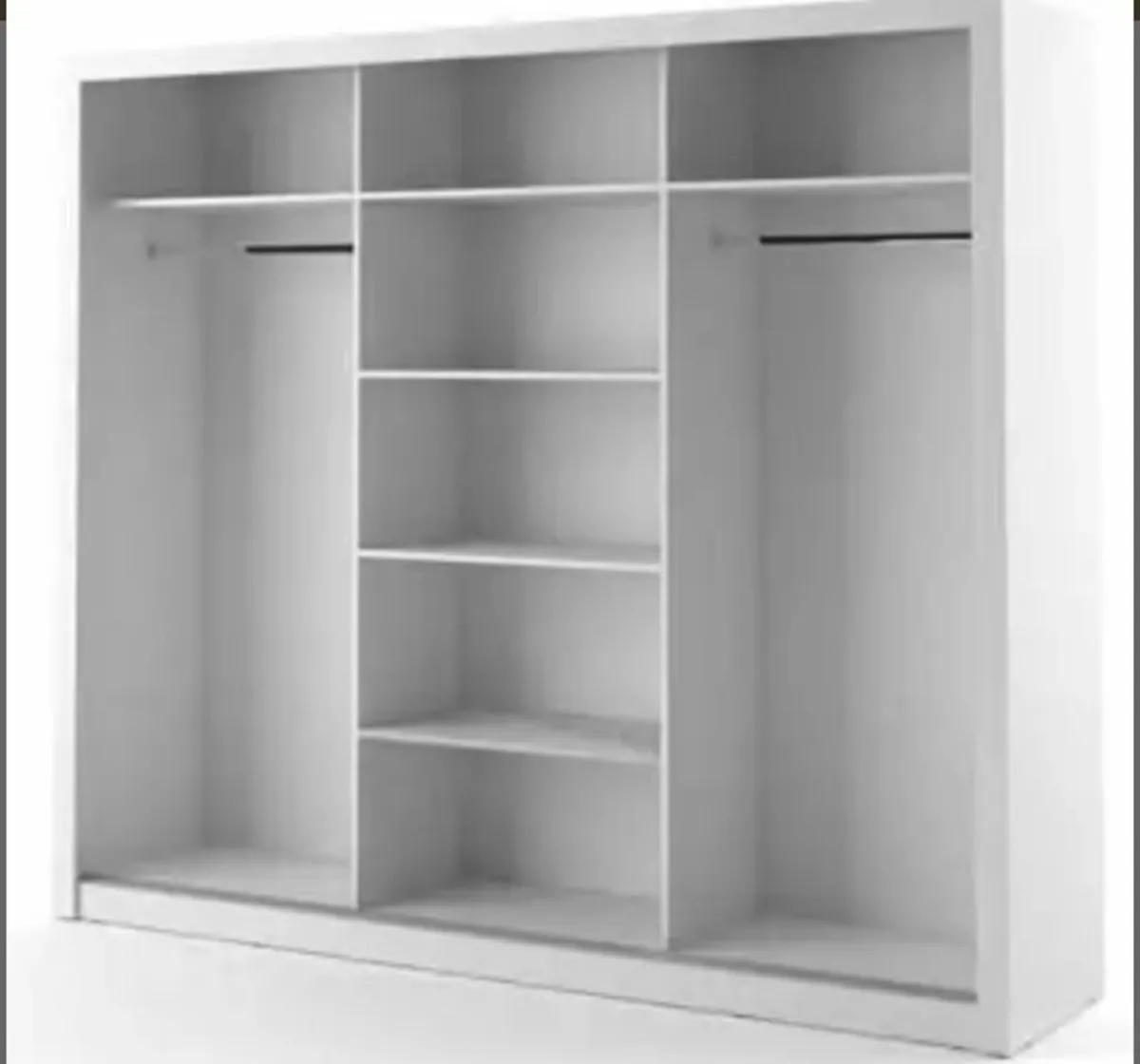 Boston Sliderobe 2.5m White free delivery 🚚 - Image 3