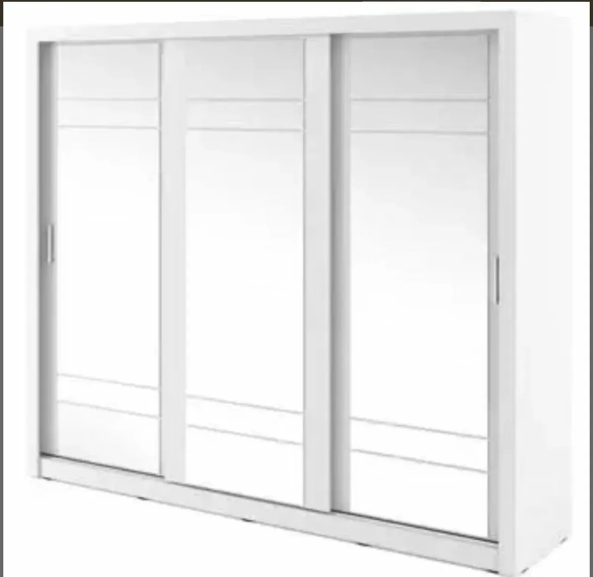 Boston Sliderobe 2.5m White free delivery 🚚 - Image 4