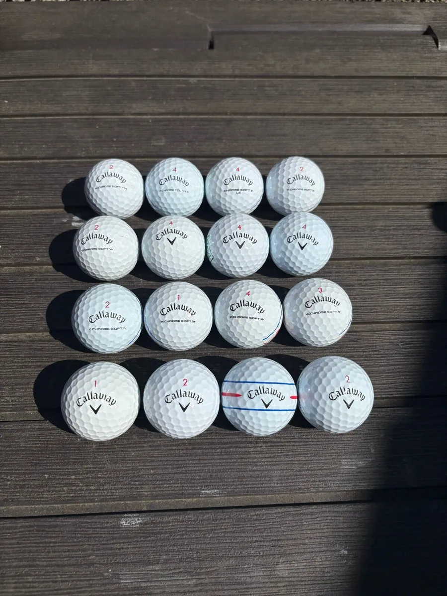 20 Callaway (Chromesoft) Golf Balls