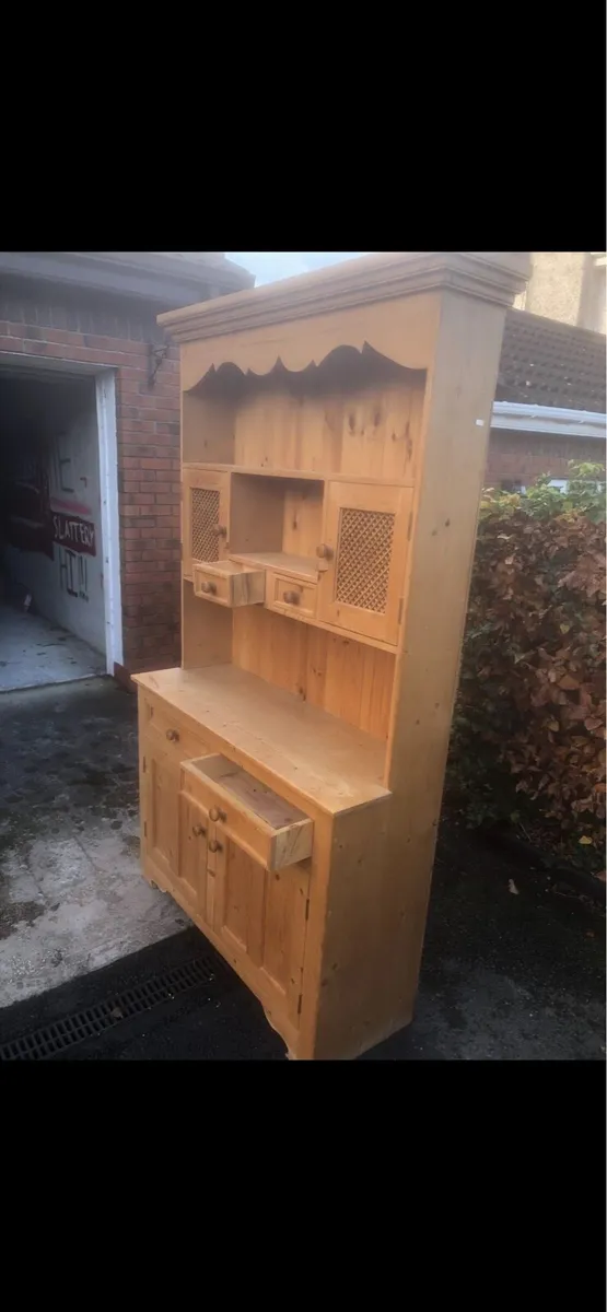 Solid pine storage unit/display cabinet - Image 2