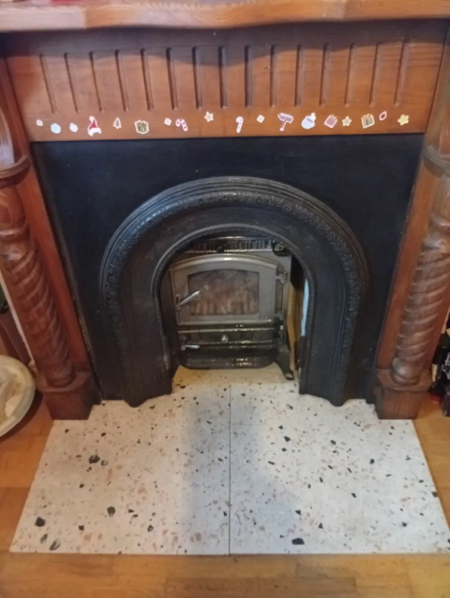 MultiFuel Cast Iron 8kw Henley Stove+fireplace - Image 4