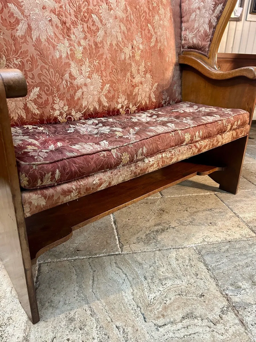 Antique settle - Image 4