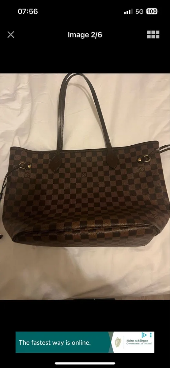 Louis Vuitton Bag & Makeup Bag - Image 2