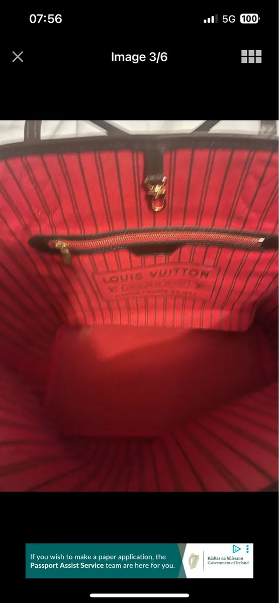 Louis Vuitton Bag & Makeup Bag - Image 3