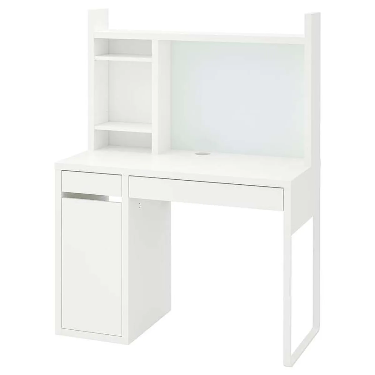 Ikea white Micke desk - Image 1