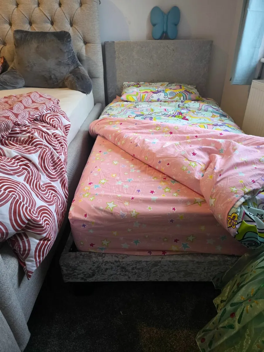 Bed frame  half price like new - Image 2