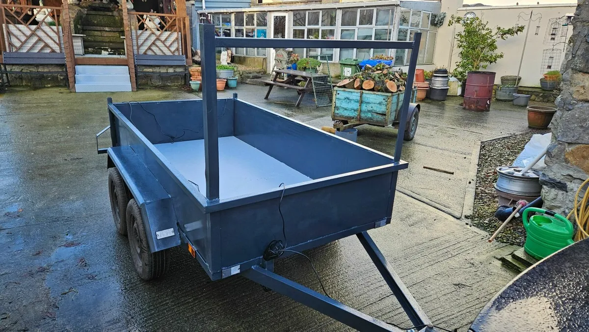 8x4 twin Car trailer - Image 1