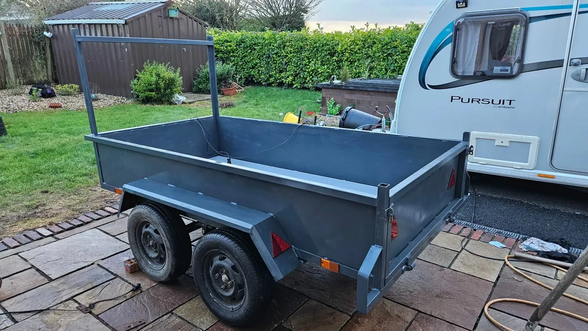 8x4 twin Car trailer - Image 2