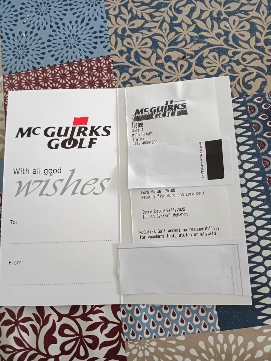 2 x Mc Guirks vouchers - Image 2