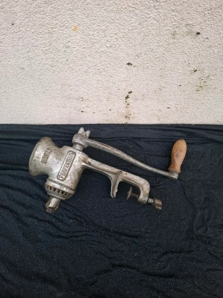 Vintage meat grinder postage possible