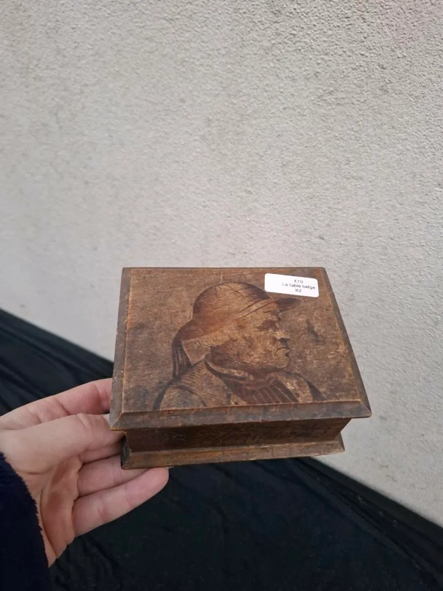 Wood small tabacco box - Image 1