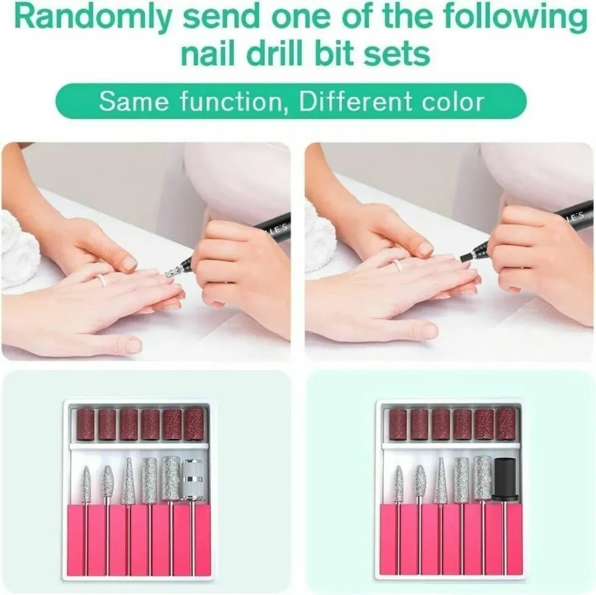 Electric Nail Drill for Acrylic Gel Nails Kit - Image 2