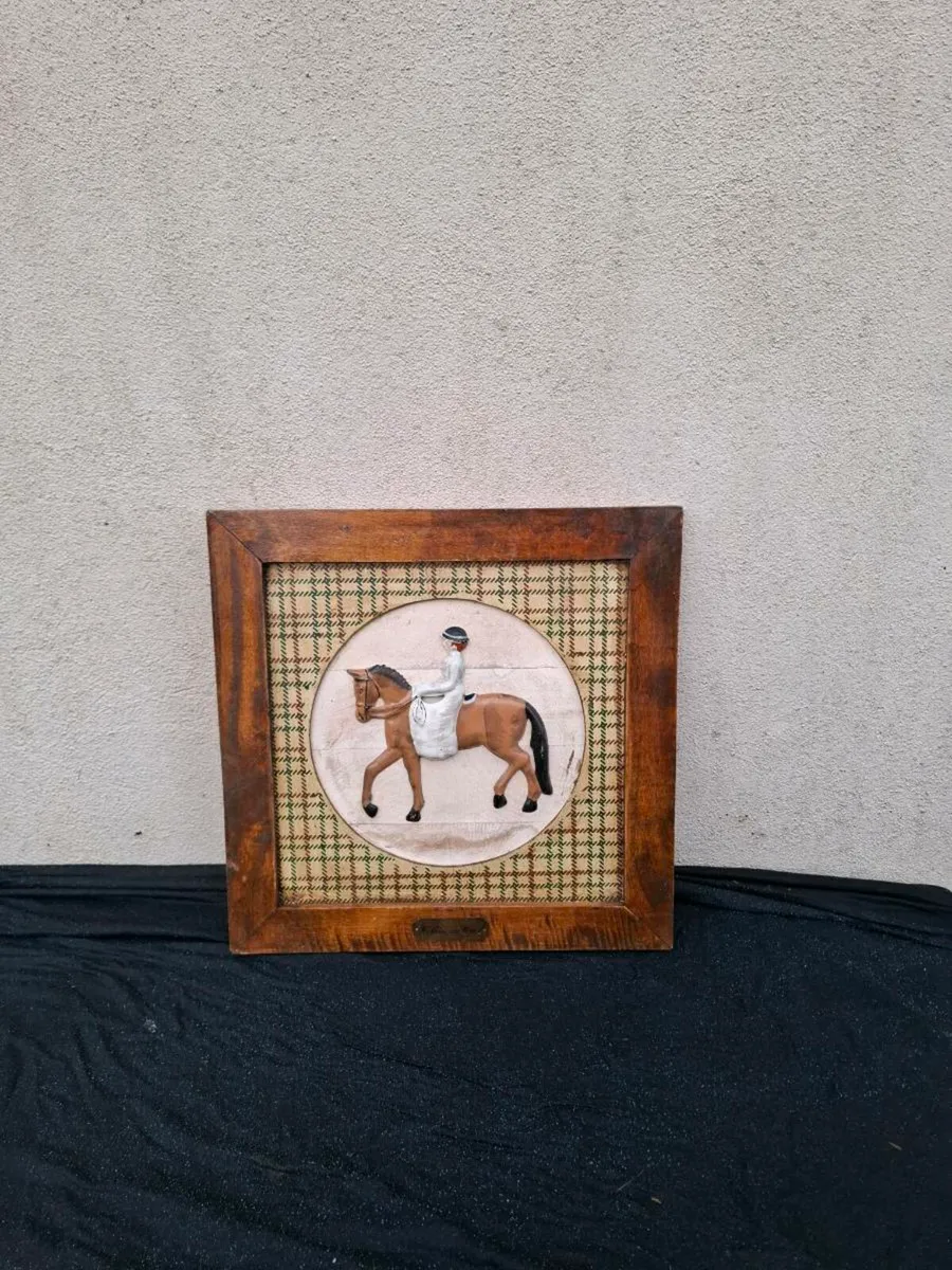 Medium wood horse frame postage possible