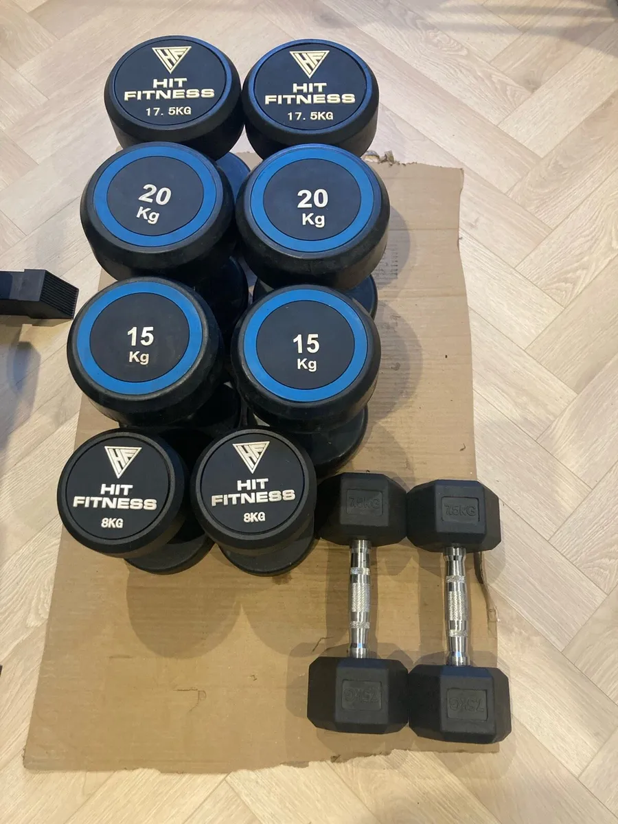 Dumbbells (7.5 - 20kgs) - Image 1