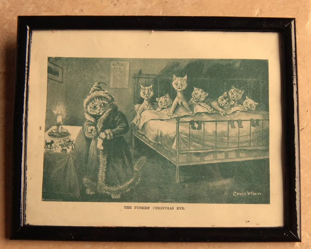 Selection of Vintage Louis Wain Prints - Image 2