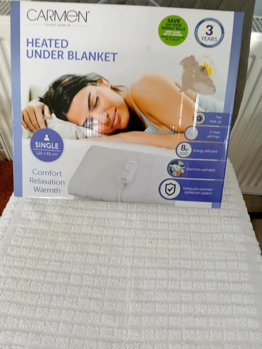 CARMEN SINGE ELECTRIC BLANKET NEW