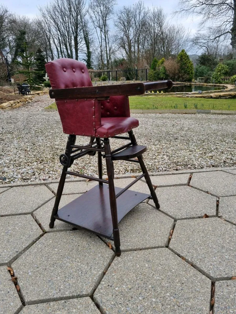 Antique Metamorphic Baby's High Chair - Image 2