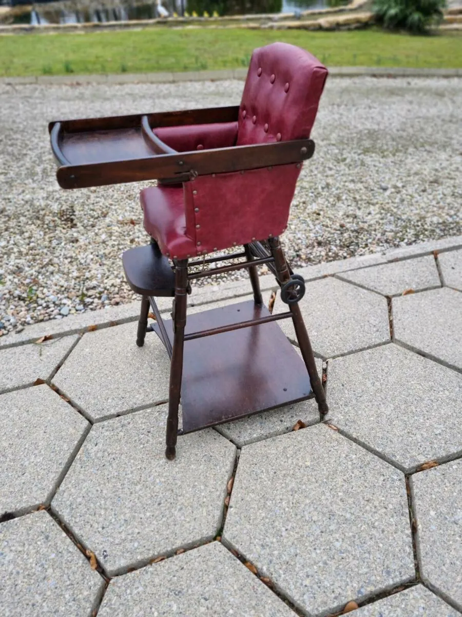 Antique Metamorphic Baby's High Chair - Image 4