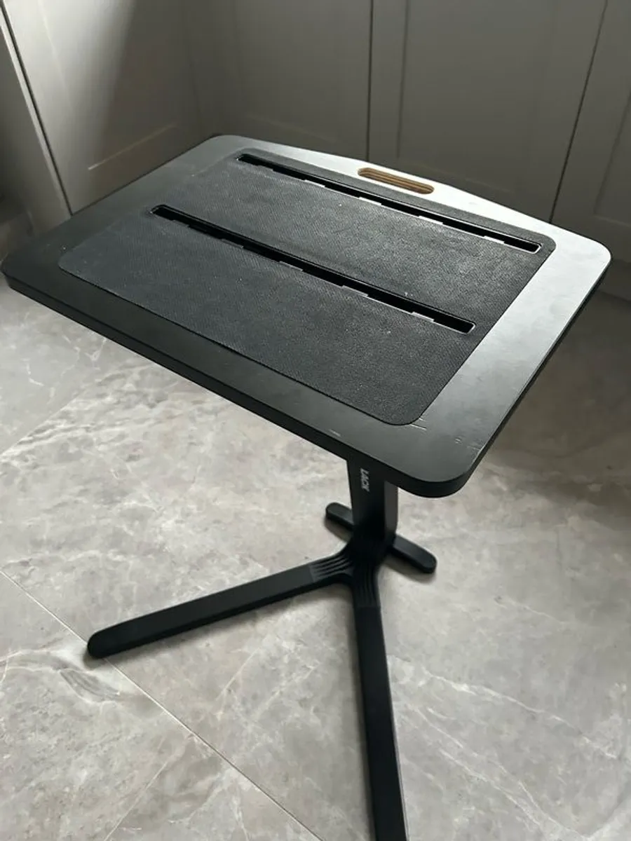 Jet Black Trainer Table - Brand New Condition - Image 2
