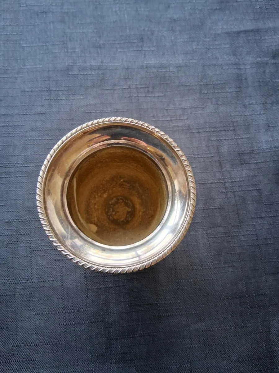 Minature Silver Plated Wine Cooler - Image 3