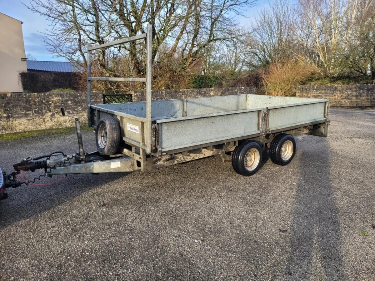 12x6'6 ifor Williams drop sides trailer - Image 1