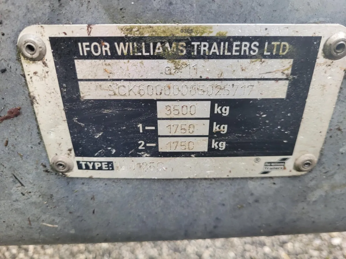 12x6'6 ifor Williams drop sides trailer - Image 4