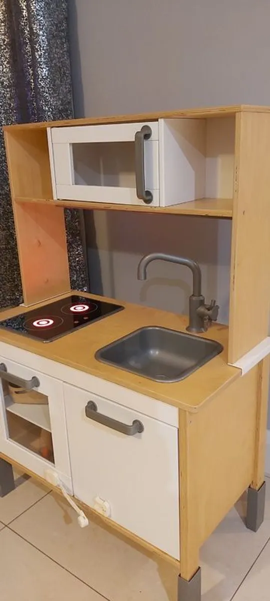 Wooden IKEA Play Kitchen - Image 4