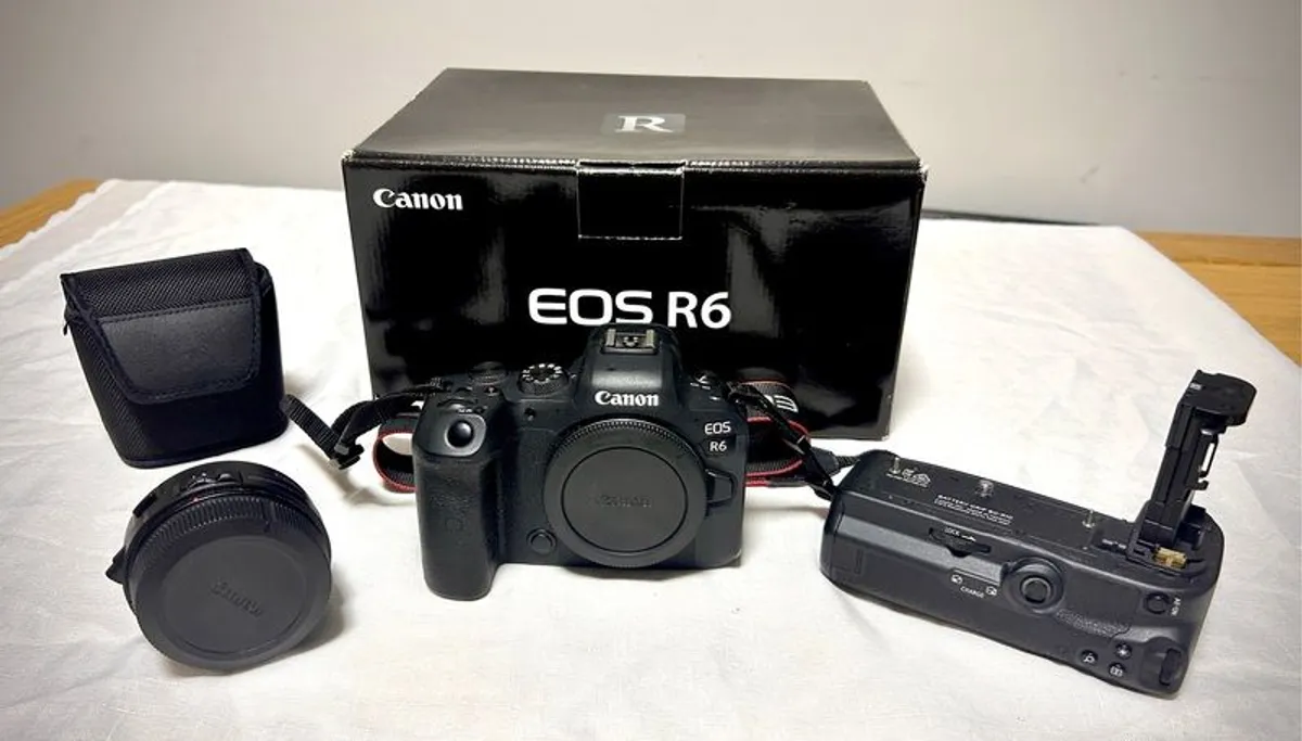 Canon EOS R6 + Grip + ND Mount Adapter - Image 1