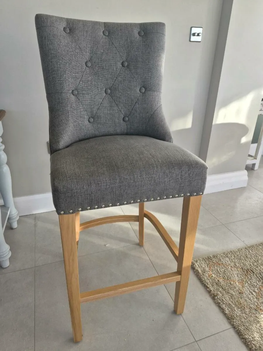 Bar stools Oak Grey - Image 1