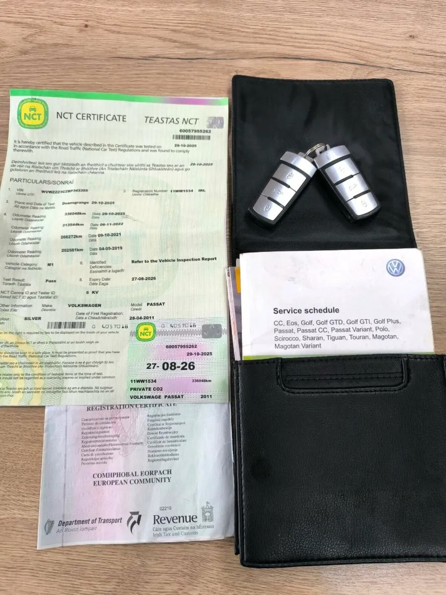 2011 VW Passat 1.6 TDI Highline New NCT 08/26 - Image 2