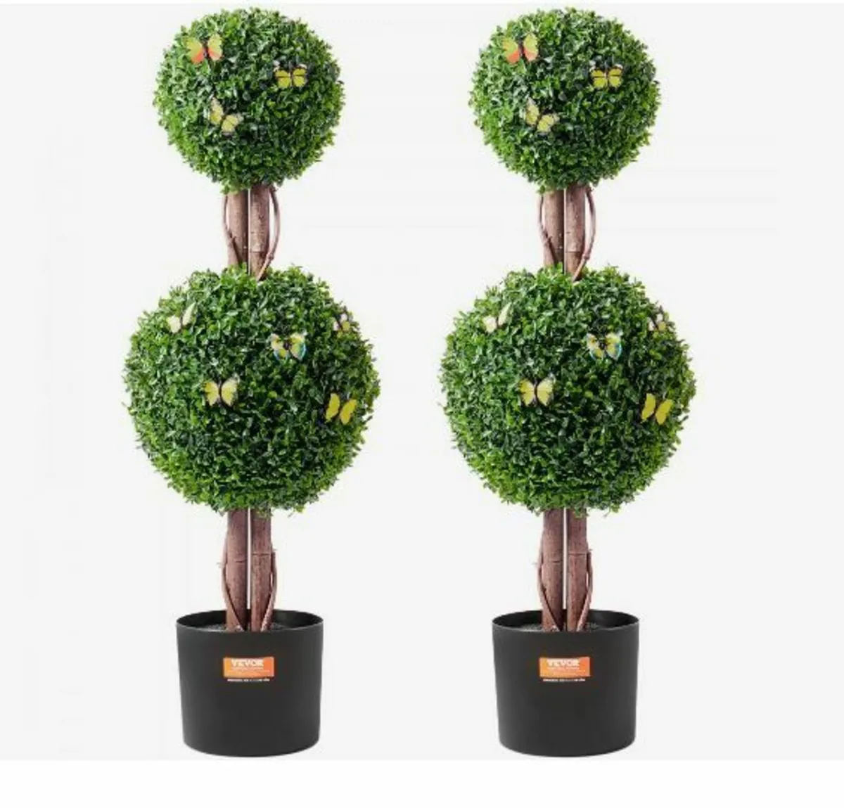Artificial Boxwood Topiary Tree, 36 inch - Image 1