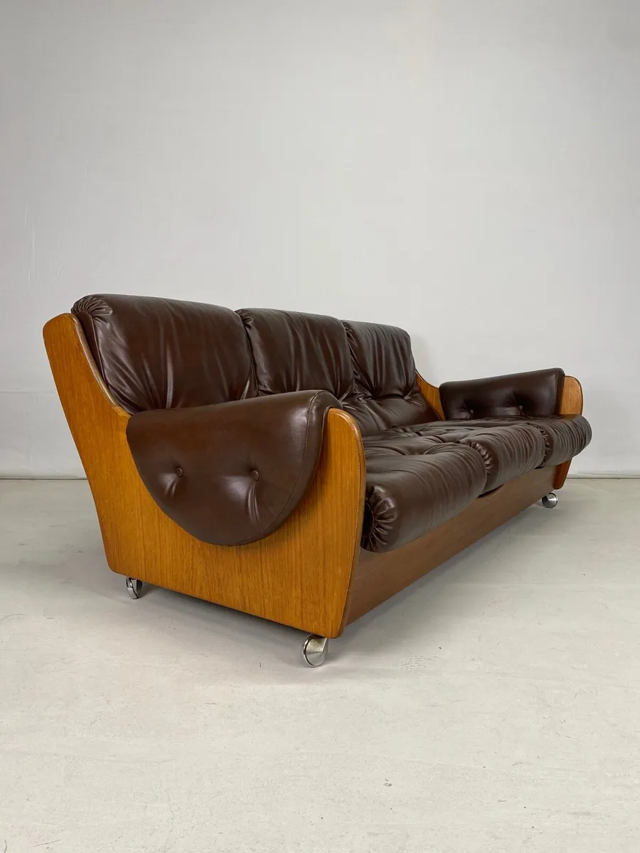 Mid Century G Plan 3 Piece Suite - Image 1