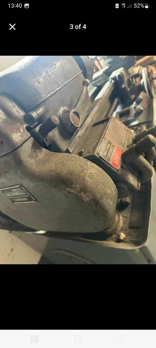 Smart and brown metal Lathe - Image 2