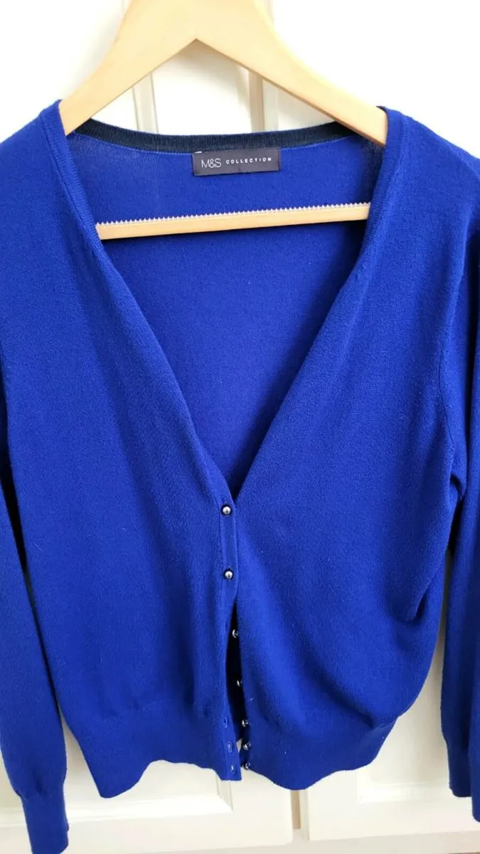 Royal blue cardigan from M & S - Image 3