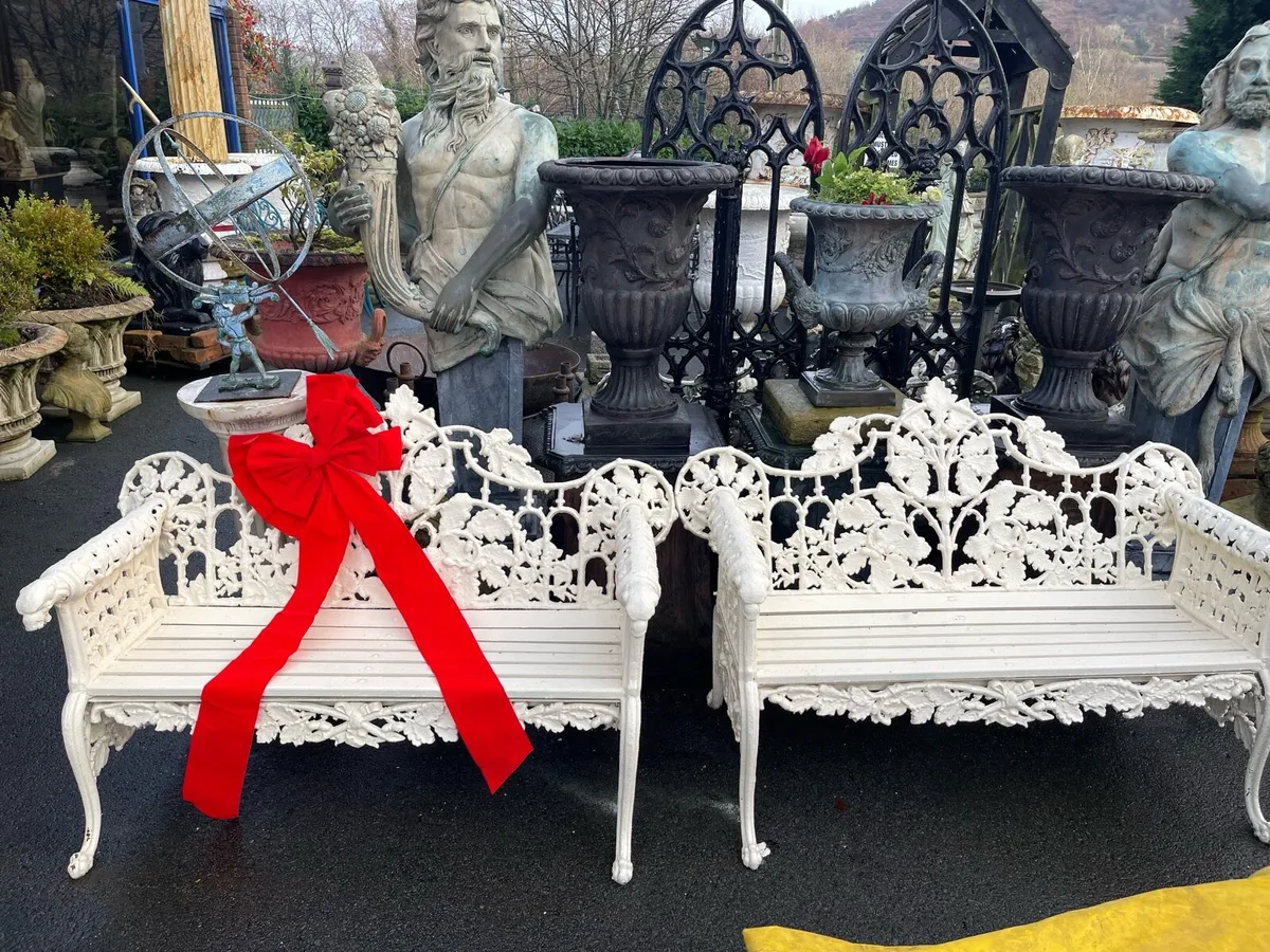 Cast iron garden bench 🎄🎄🎄 - Image 1