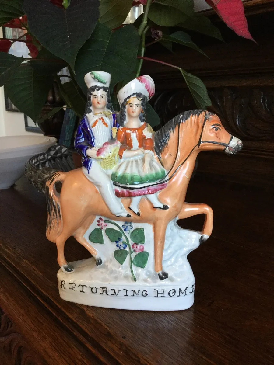 Antique Staffordshire Figure - Image 1