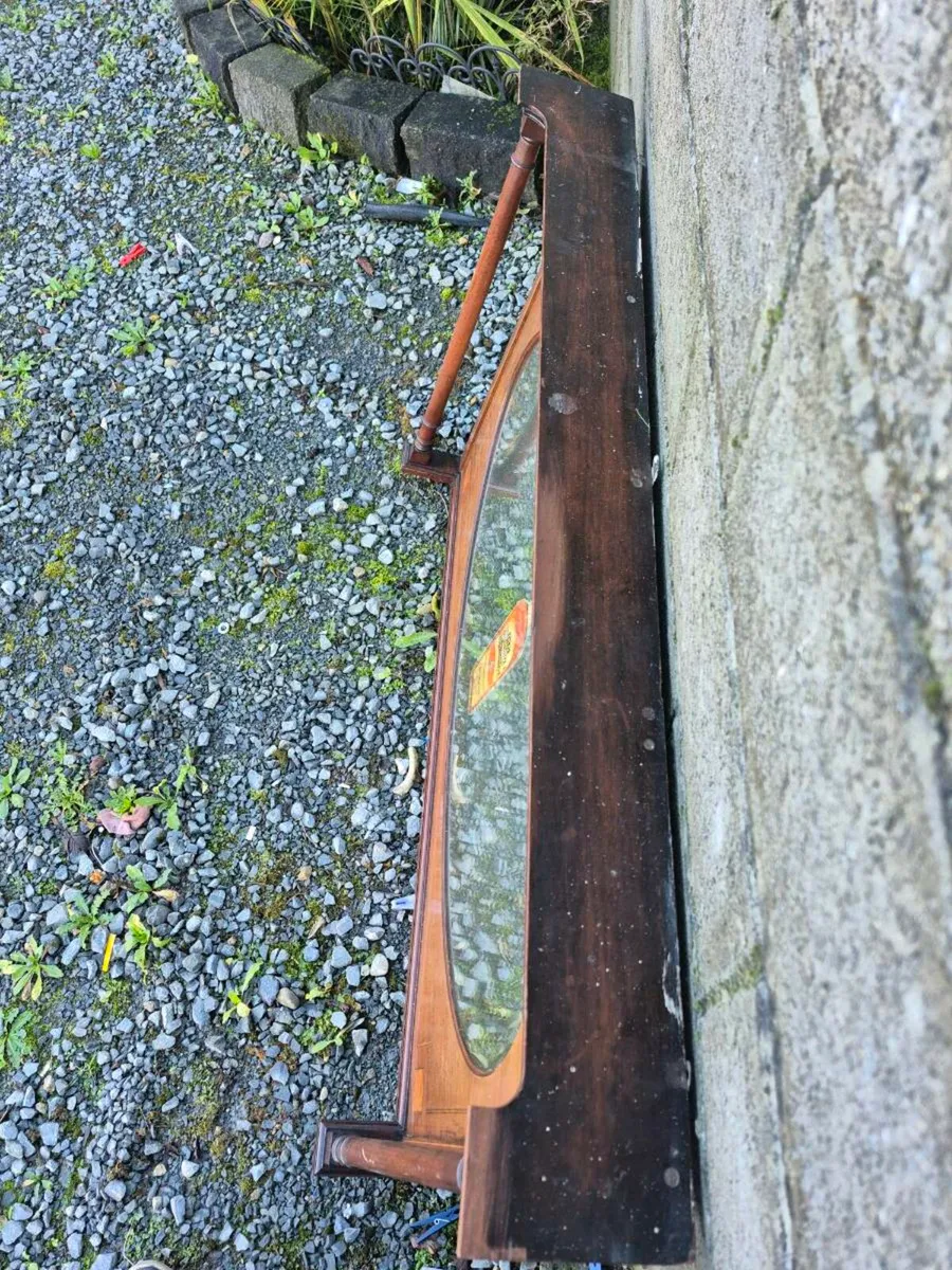 Very old whisky mirror - Image 4