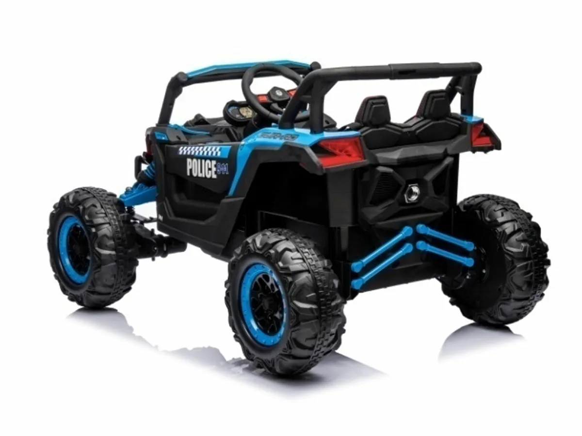 12V UTV Ride on Kids Toy Blue - Image 4